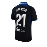 Atletico Madrid Yannick Carrasco #21 Fotballklær Bortedrakt 2022-23 Kortermet